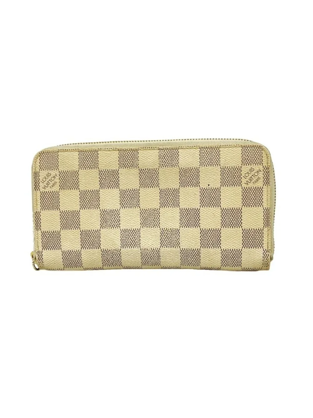 Louis Vuitton Wallet Damier Azur Zippy White